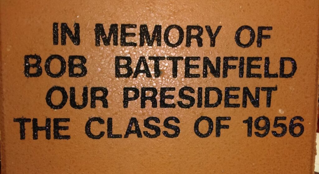 Batenfield memorial plaque