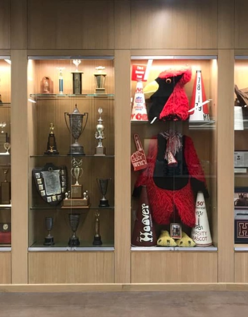 Historical Hoover High School memorabilia