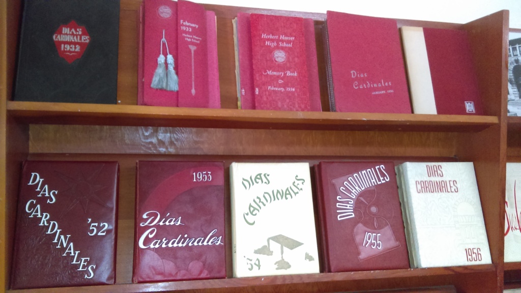 Collection of Hoover High School yearbooks